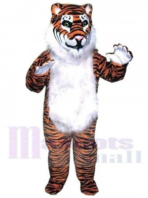 tigre Costume de mascotte Animal avec fourrure longue