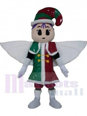 Noël Ange Elfe Costume de mascotte Dessin animé