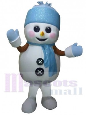 Bonhomme de neige costume de mascotte