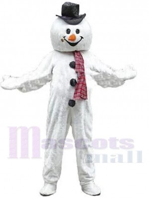 Bonhomme de neige costume de mascotte