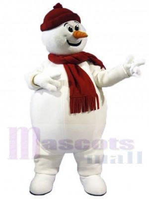 Bonhomme de neige costume de mascotte