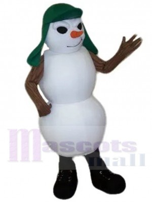 Bonhomme de neige costume de mascotte