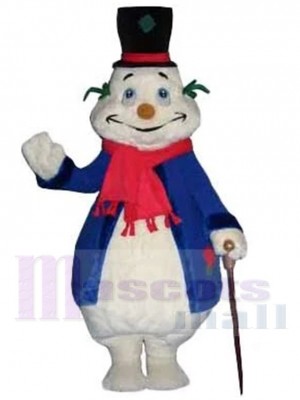 Bonhomme de neige costume de mascotte