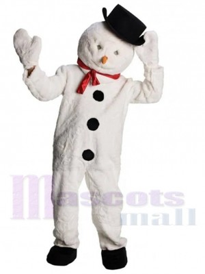 Bonhomme de neige costume de mascotte
