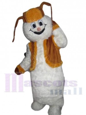 Bonhomme de neige Costume de mascotte Dessin animé avec feutre