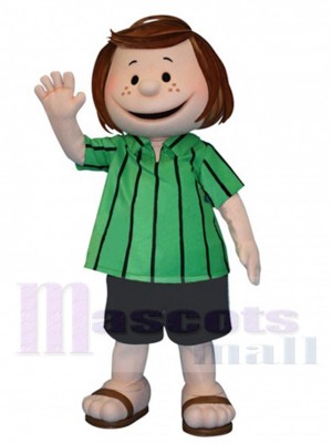 Linus fille costume de mascotte