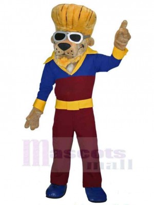 Mode Chien Mascotte Costume Animal avec des lunettes