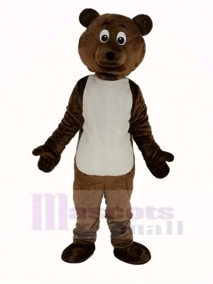 Foncé marron Ours Mascotte Costume Animal