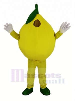 Jaune citron Mascotte Costume