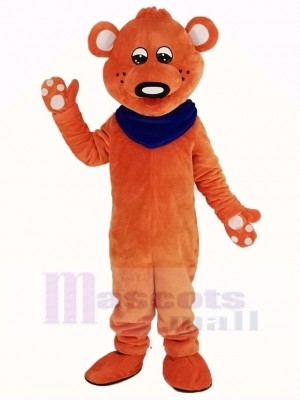 Orange Teddy Ours Mascotte Costume