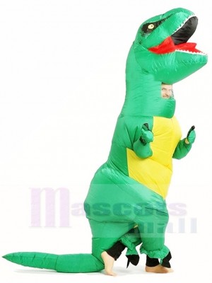Vert T REX Dinosaure Gonflable Halloween Noël Les  costumes pour Adultes