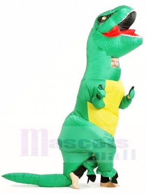 vert T REX Dinosaure Gonflable Halloween Noël Les  costumes pour Adultes