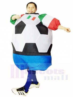 Monde Coupe Italie Football Football Joueur Gonflable Halloween Noël Les costumes pour Adultes