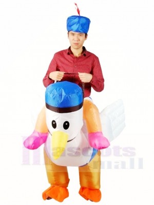 Balade sur Mer Mouette Coq poulet Coq Gonflable Halloween Noël Les costumes pour Adultes