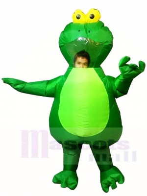 Vert Grenouille Gonflable Halloween Noël Les costumes pour Adultes