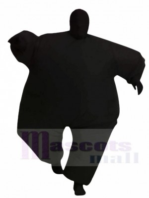 Noir Plein Corps Costume Gonflable Halloween Noël Les costumes pour Adultes