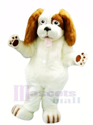 sorcier Chien avec marron Oreilles Mascotte Les costumes Animal