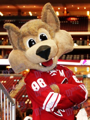 Arizona Coyotes hurleur le costume de mascotte de loup Coyote