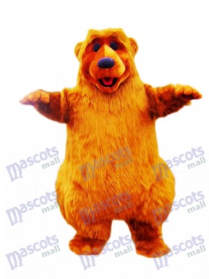 Costume mascotte ours brun clair Animal