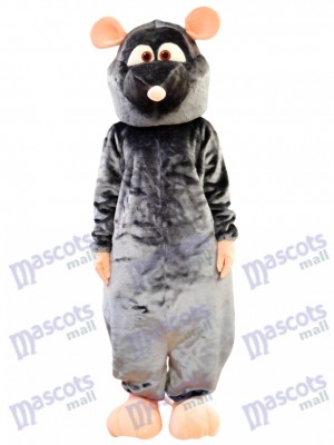 Costume de mascotte de rat gris Animal