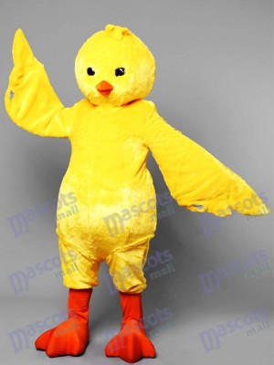 Costume de mascotte de poulet jaune fantastique Animal