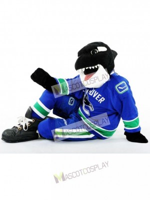 Fin de la baleine du Costume de la mascotte des Orques de Vancouver Canucks Animal