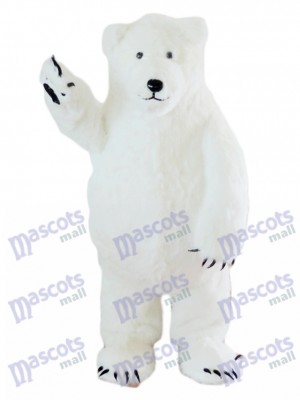 Costume de mascotte ours blanc polaire Animal