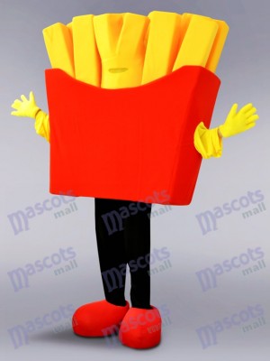 français frites Costume de mascotte Aliments