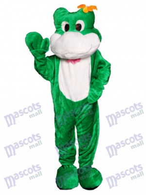 Costume de mascotte grenouille amicale Animal