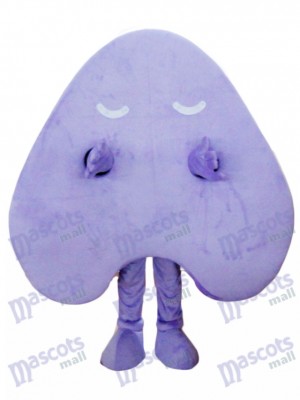 Happy Purple Letter Un costume de mascotte alphabet