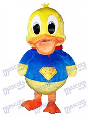 Costume bleu Costume de mascotte de canard Animal