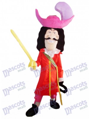 Costume de mascotte de pirate épéiste