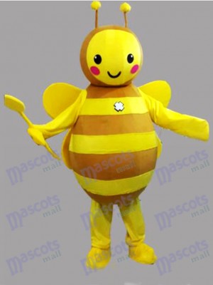 Insecte Costume mascotte abeille jaune
