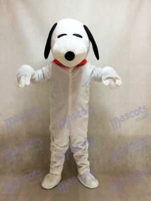 Snoopy Dog avec Costume de mascotte col rouge
