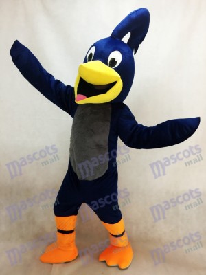 Costume de mascotte Roadrunner bleu marine