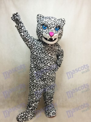 Costume adulte de mascotte de jaguar énergique