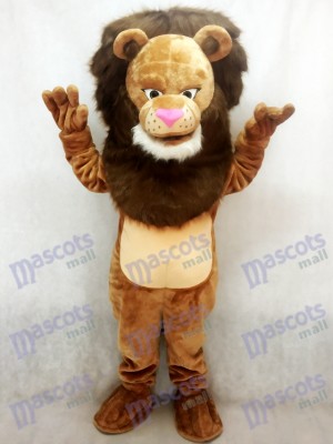 Nouveau Costume Féroce Wally Lion Mascotte Animal