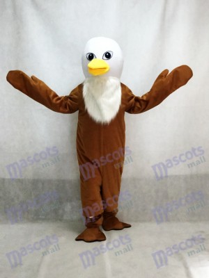 Déguisement de mascotte des aigles marron Costume adulte