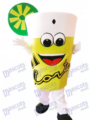 Yummy Lemonade Costume mascotte Bouteille de boisson