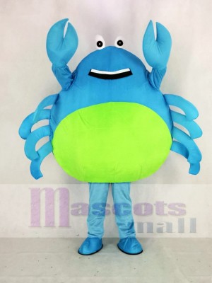 Chaud VenteBleu Crabe Mascotte Costume Dessin animé