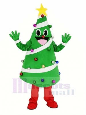 Noël Arbre Mascotte Costume Dessin animé