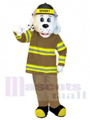 Sparky le chien de feu costume de mascotte