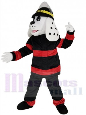 Sparky le chien de feu dalmatien costume de mascotte