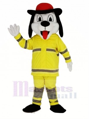 Sparky les Feu Chien Mascotte Costume Dessin animé