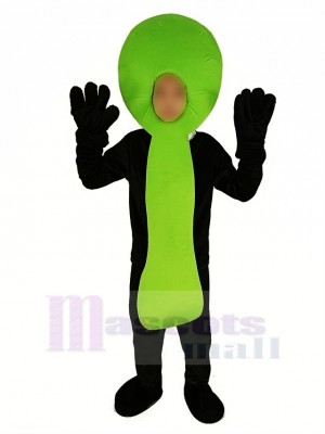 Vert Cuillère Mascotte Costume