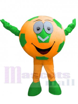 Ballon de foot costume de mascotte