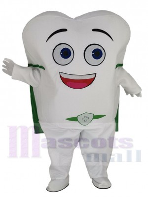 Dent Mascotte Costume Pour les têtes de mascotte adultes