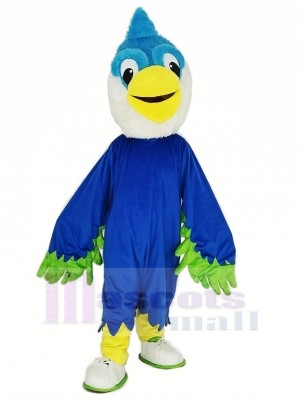 Royal Bleu Tête Oiseau Mascotte Costume Animal