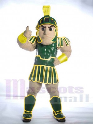 Puissant Chevalier de Troie spartiate Sparty Mascotte Costume Personnes