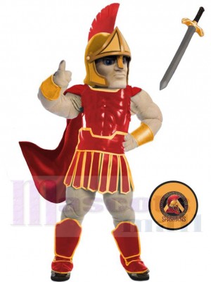 Chevalier de Troie spartiate Sparty costume de mascotte